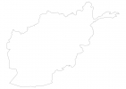 Blank map of Afghanistan thumbnail