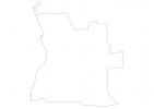 Blank map of Angola thumbnail