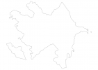 Blank map of Azerbaijan thumbnail