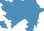 Map of Azerbaijan With Cities thumbnail