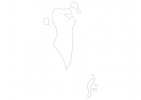 Blank map of Bahrain thumbnail