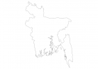 Blank map of Bangladesh thumbnail