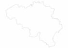 Blank map of Belgium thumbnail