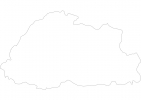 Blank map of Bhutan thumbnail