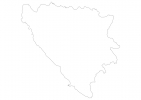 Blank map of Bosnia and Herzegovina thumbnail