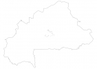 Blank map of Burkina Faso thumbnail