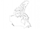 Blank map of Canada thumbnail