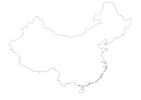 Blank map of China thumbnail