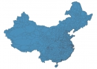 Road map of China thumbnail