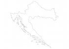 Blank map of Croatia thumbnail