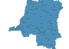 Map of Democratic Republic of the Congo With Cities thumbnail