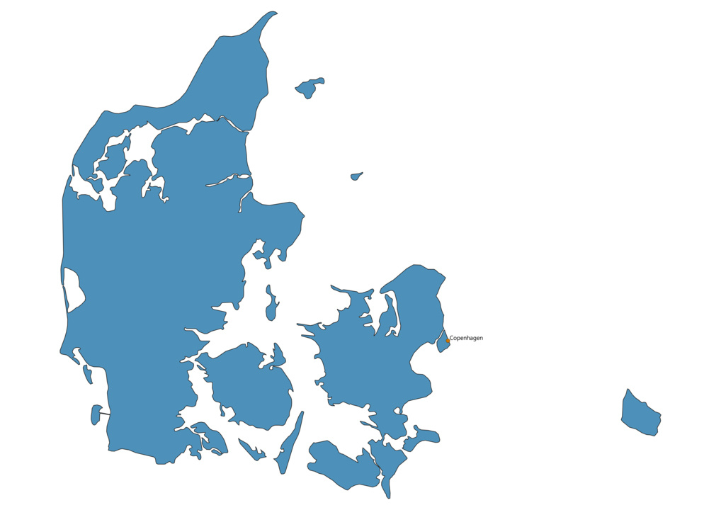 Airports In Denmark Map 