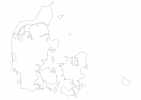 Blank map of Denmark thumbnail