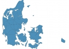 Road map of Denmark thumbnail