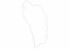 Blank map of Dominica thumbnail