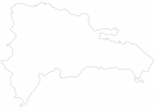 Blank map of Dominican Republic thumbnail