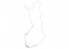 Blank map of Finland thumbnail