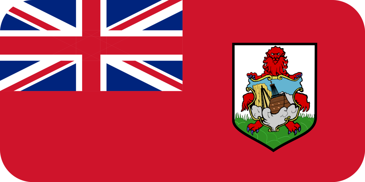 Bermuda flag with rounded corners