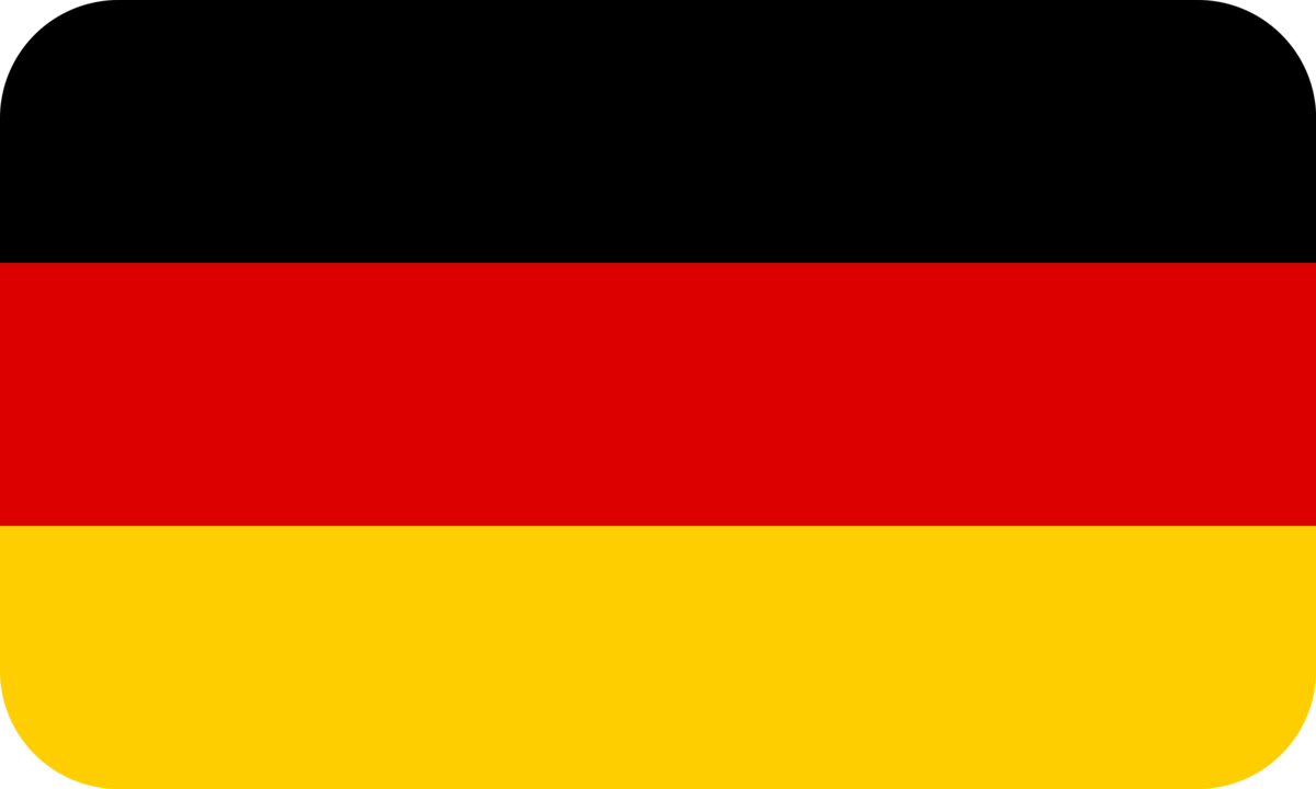 Germany flag with rounded corners