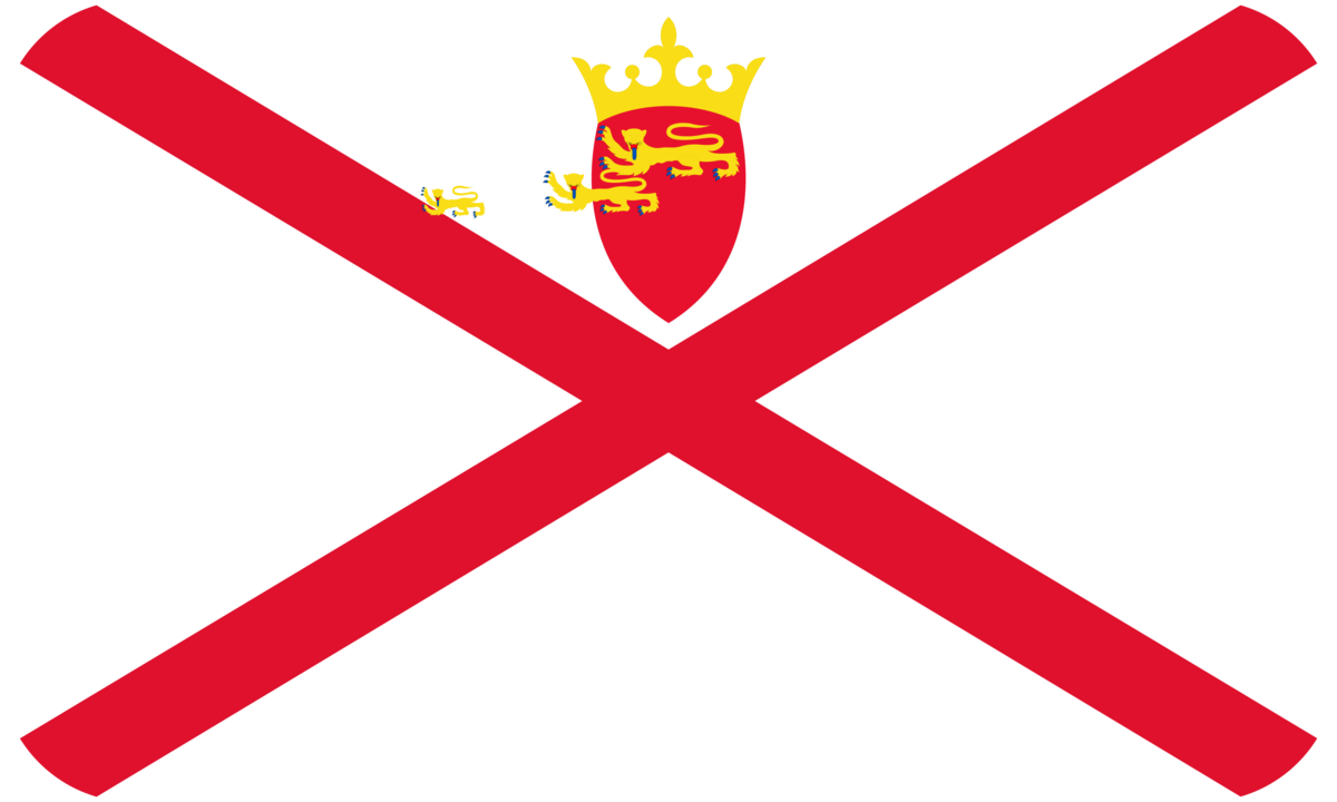 Jersey flag with rounded corners