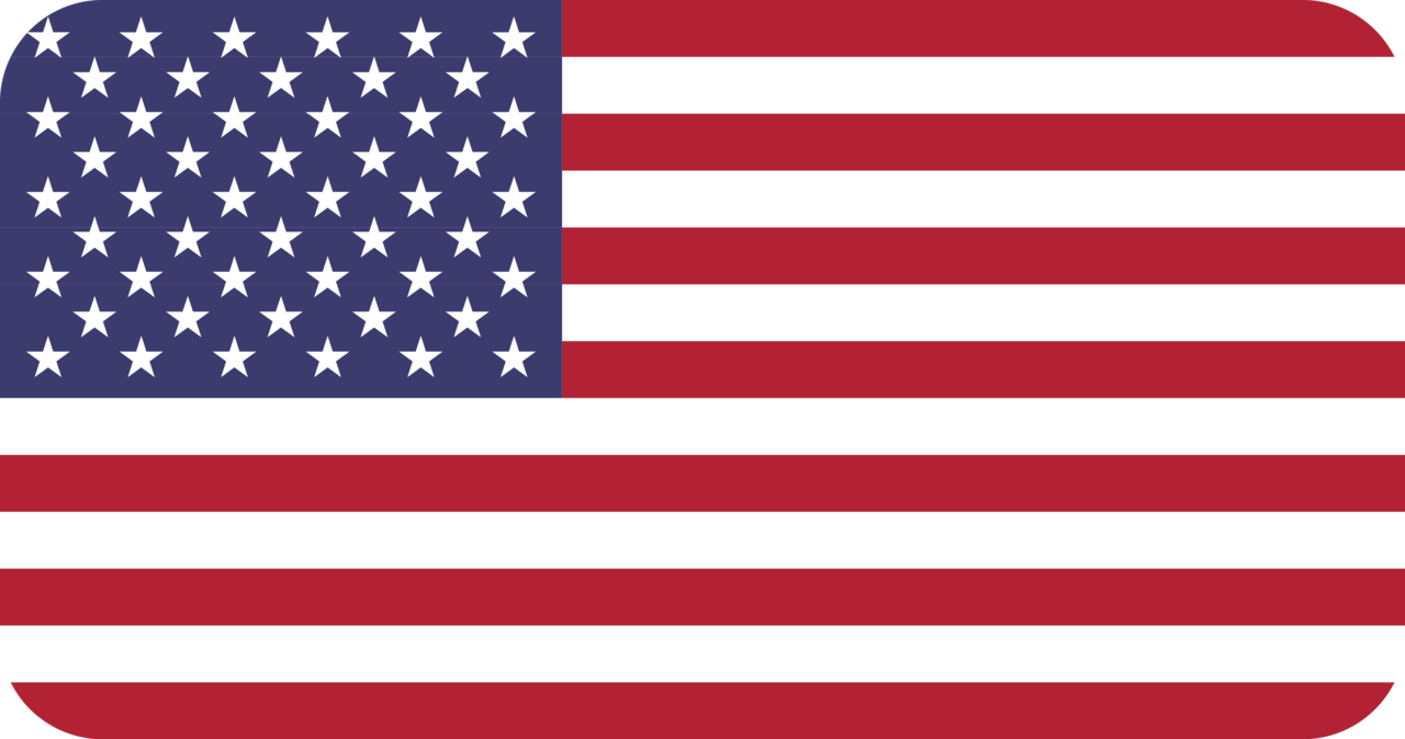 United States flag with rounded corners