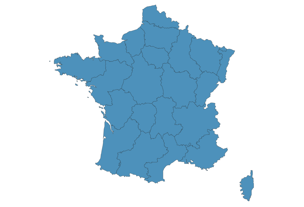 Map of France - Interactive HD France Map