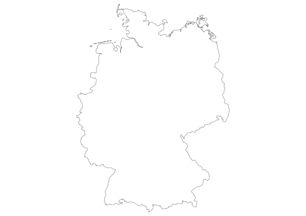 Germany Outline Map
