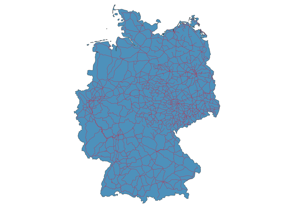 Germany Railway Map