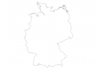 Blank map of Germany thumbnail