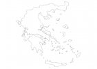 Blank map of Greece thumbnail