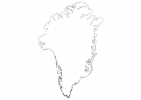 Blank map of Greenland thumbnail