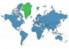 Greenland on World Map thumbnail