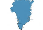 Map of Greenland With Cities thumbnail