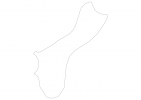 Blank map of Guam thumbnail