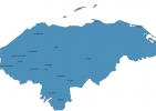 Map of Honduras With Cities thumbnail