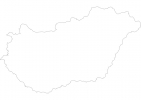 Blank map of Hungary thumbnail