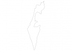 Blank map of Israel thumbnail