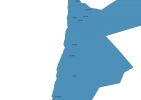 Map of Jordan With Cities thumbnail