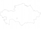 Blank map of Kazakhstan thumbnail