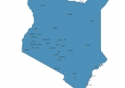 Map of Kenya With Cities thumbnail