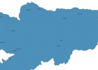 Map of Kyrgyzstan With Cities thumbnail