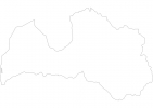 Blank map of Latvia thumbnail