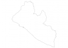 Blank map of Liberia thumbnail