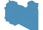 Road map of Libya thumbnail