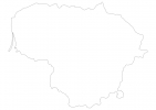 Blank map of Lithuania thumbnail