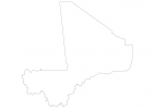 Blank map of Mali thumbnail