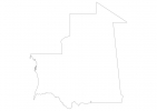 Blank map of Mauritania thumbnail
