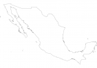 Blank map of Mexico thumbnail