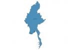 Airports in Myanmar Map thumbnail