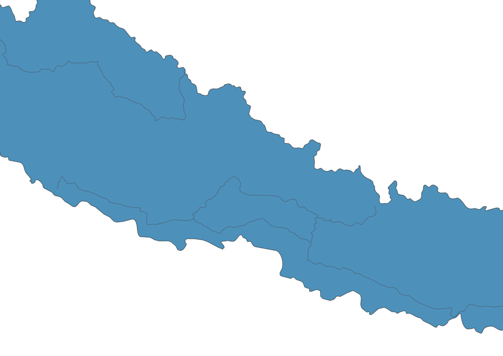 Map of Roads in Nepal